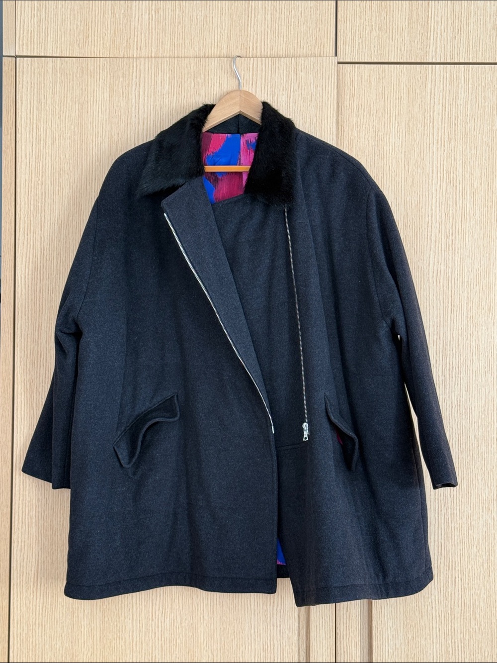 THAKOON cashmere wool coat